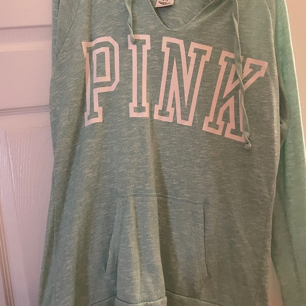 Victoria's Secret PINK Light Green Sweatshirt